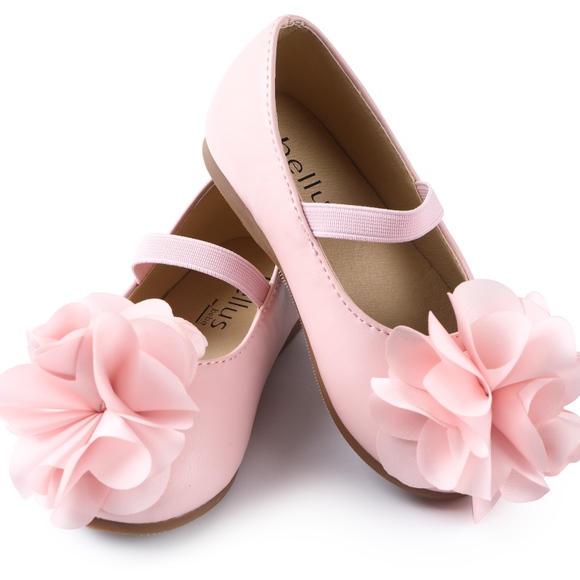 pink shoes with flowers